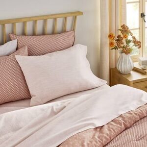 King 4pc Micro Stripe Sheet Set - Hearth & Hand with Magnolia